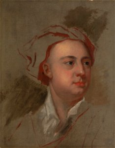William Aikman - An Unfinished Study of the Head of James Thomson - Google Art Project