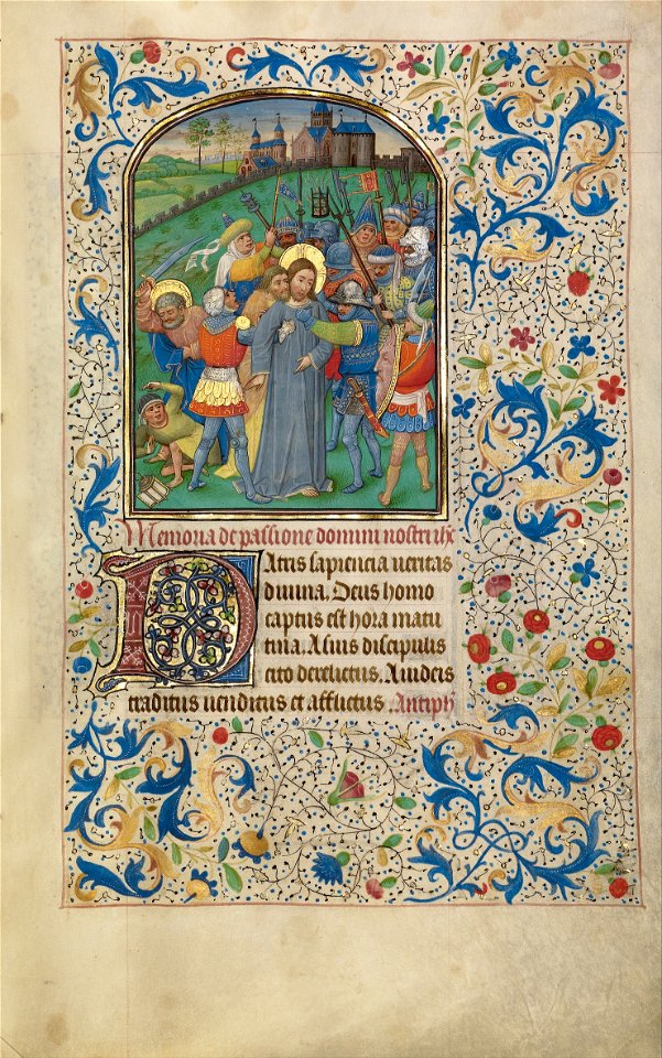 Willem Vrelant (Flemish, died 1481, active 1454 - 1481) - The Betrayal of Christ - Google Art Project