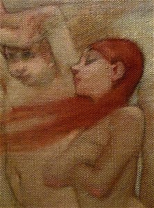WILLETTE Adolphe,1884 - Parce Domine - Detail 155