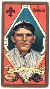 William Bailey, St. Louis Browns, baseball card portrait LCCN2008677899
