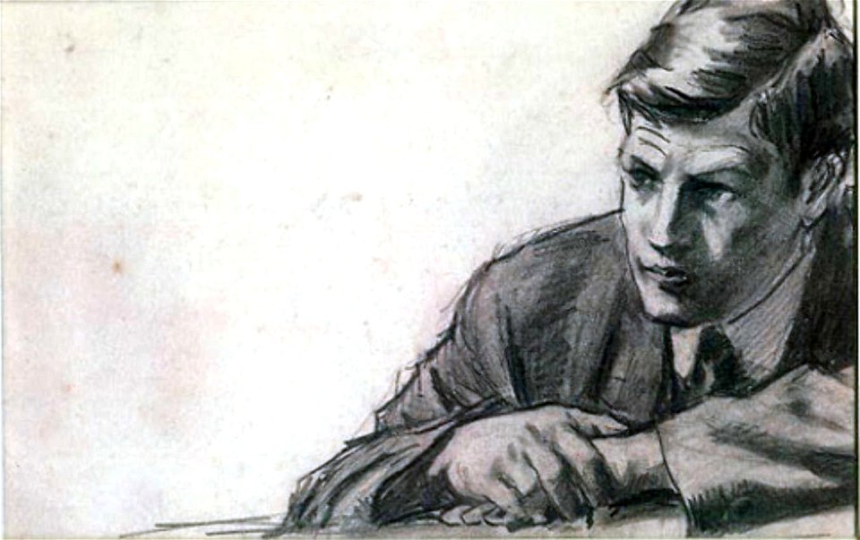 William Balfour Ker - Man Study - 1895