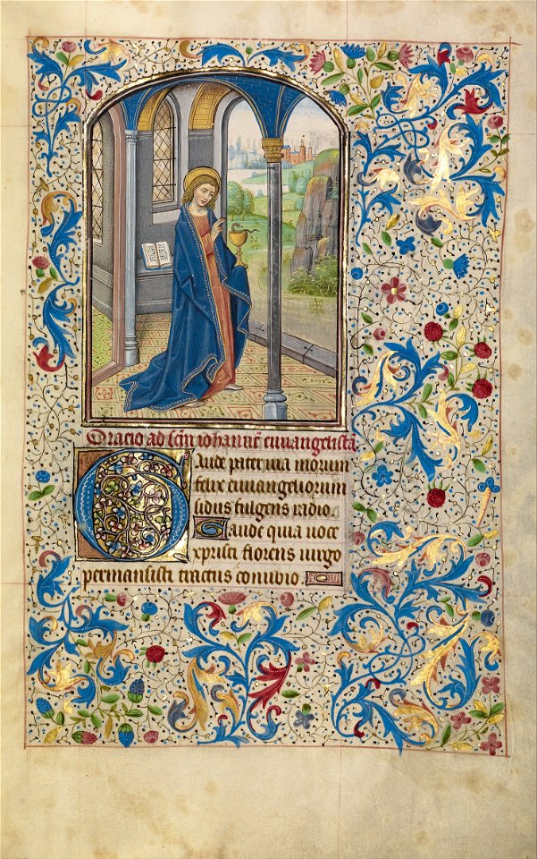 Willem Vrelant (Flemish, died 1481, active 1454 - 1481) - Saint John the Evangelist - Google Art Project