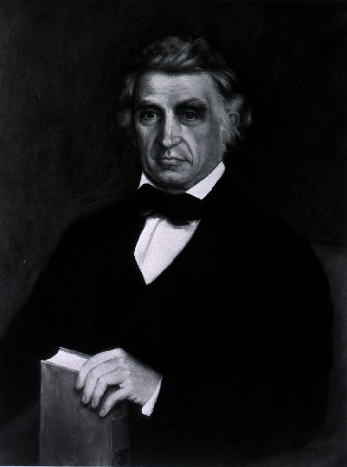 William Beaumont, half-length, seated, full face, holding book