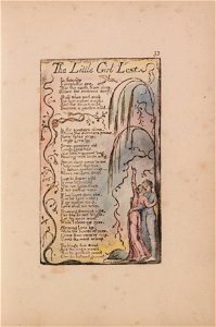 William Blake - Songs of Innocence and of Experience, Plate 33, The Little Girl Lost (Bentley 34) - Google Art Project