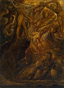 William Blake (1757-1827) - The Bard, from Gray - N03551 - National Gallery