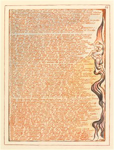 William Blake - Jerusalem, Plate 66, In awful pomp & gold.... - Google Art Project