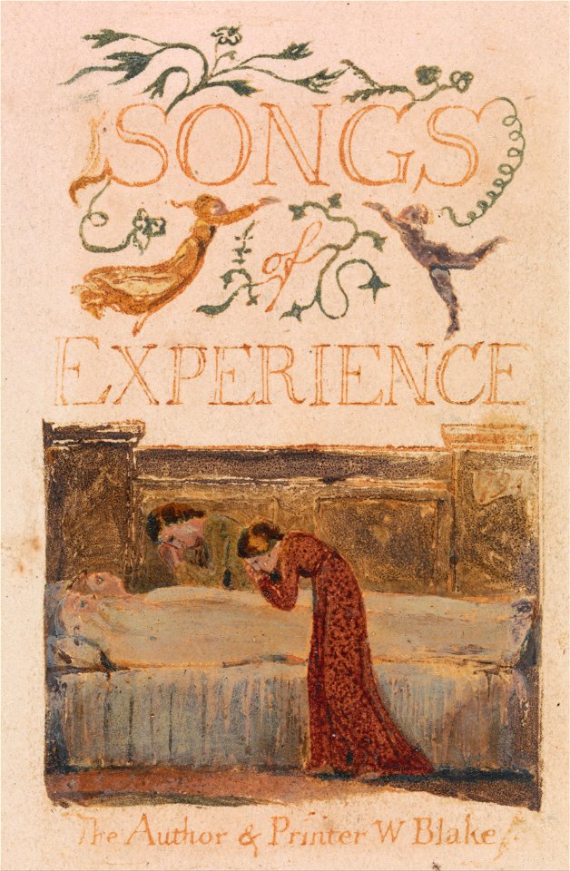 William Blake - Songs of Innocence and of Experience, Plate 33, Experience Title Page (Bentley 29) - Google Art Project