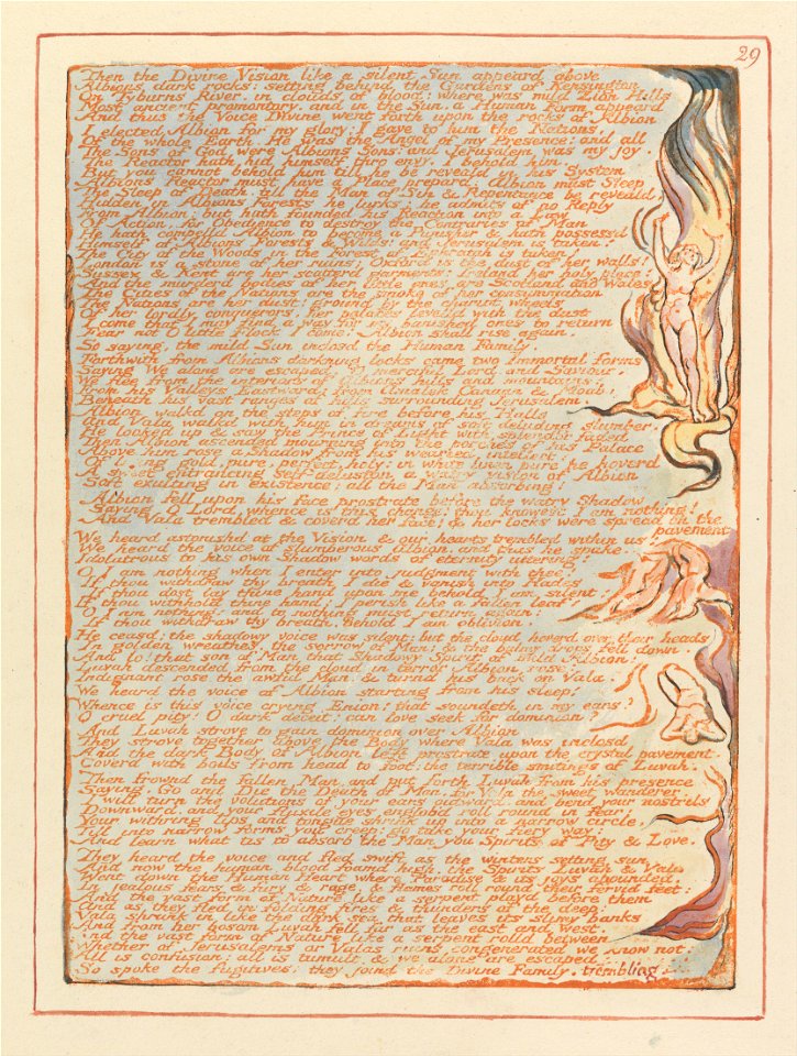 William Blake - Jerusalem, Plate 29, Then the Divine Vision.... - Google Art Project