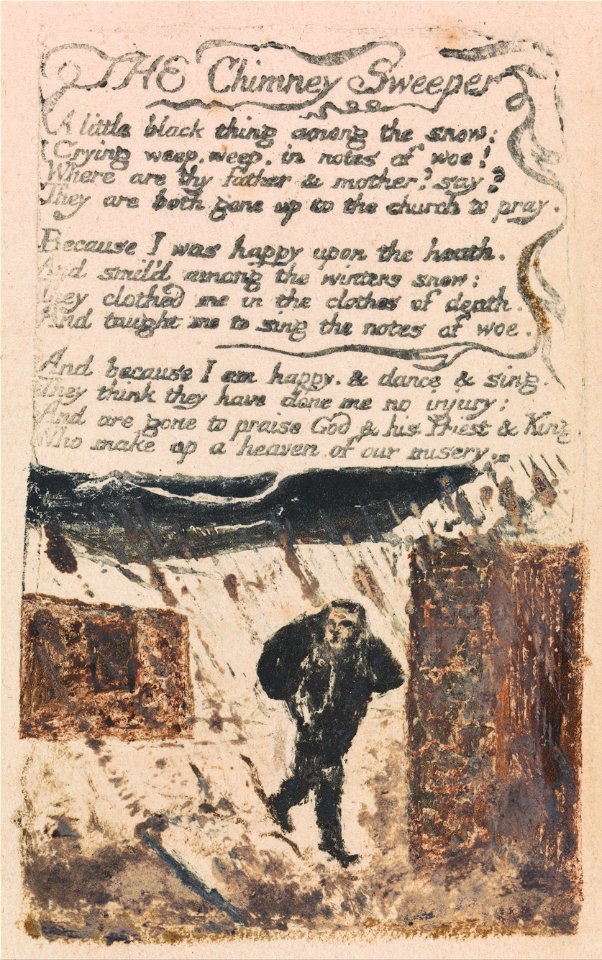 William Blake - Songs of Innocence and of Experience, Plate 45, The ...