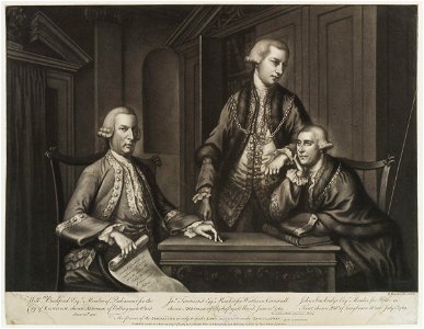 William Beckford; John Sawbridge; James Townsend by Richard Houston