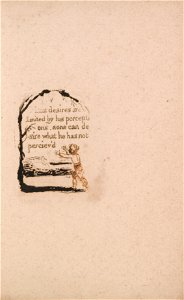 William Blake - There Is No Natural Religion, Plate 7, V Mans desires . . . .  (Bentley a8) - Google Art Project