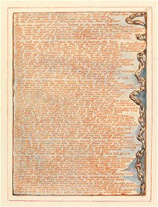 William Blake - Jerusalem, Plate 65, To decide Two Worlds.... - Google Art Project