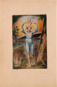 William Blake - Songs of Innocence and of Experience, Plate 29, Experience Frontispiece (Bentley 28) - Google Art Project