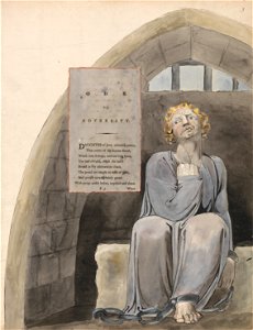 William Blake - The Poems of Thomas Gray, Design 37, Ode to Adversity. - Google Art Project