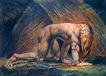William Blake - Nebuchadnezzar (Tate Britain)