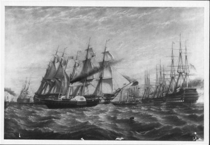 William Adolphus Knell (c. 1808-1875) - The Naval Review at Spithead, 11th August 1853 - RCIN 406361 - Royal Collection