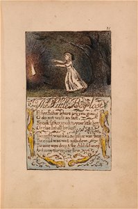 William Blake - Songs of Innocence and of Experience, Plate 21, The Little Boy Lost (Bentley 13) - Google Art Project