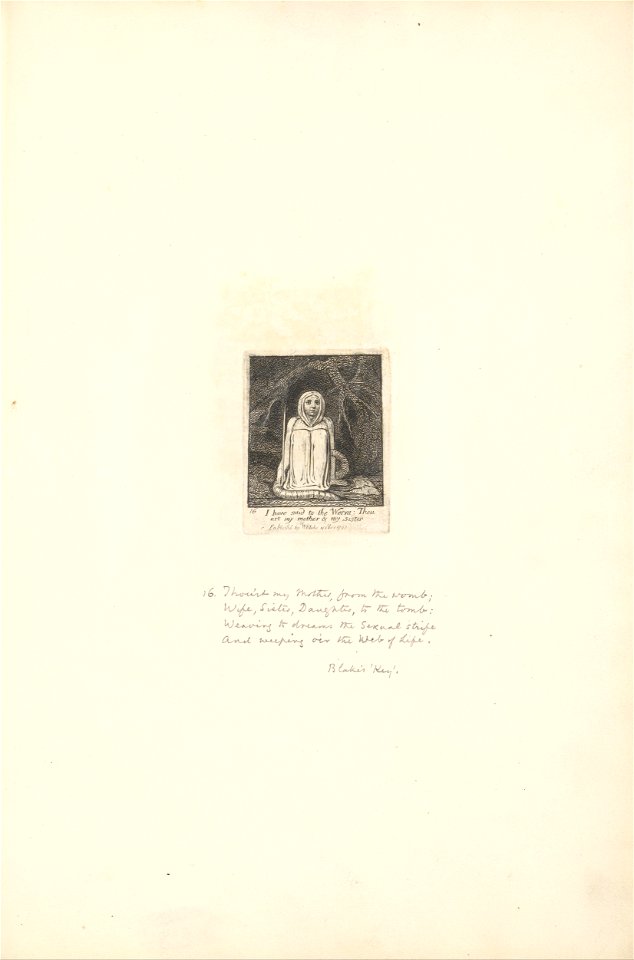 William Blake - For the Sexes- The Gates of Paradise, Plate 18, I have said to the Worm . . . . - Google Art Project