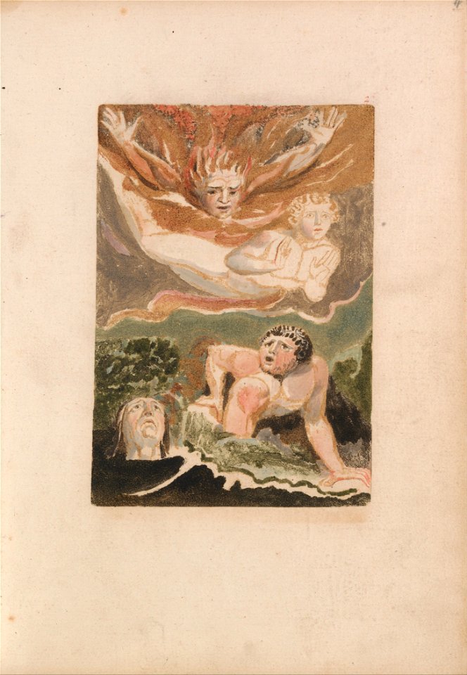 William Blake - The First Book of Urizen, Plate 4 (Bentley 24) - Google Art Project