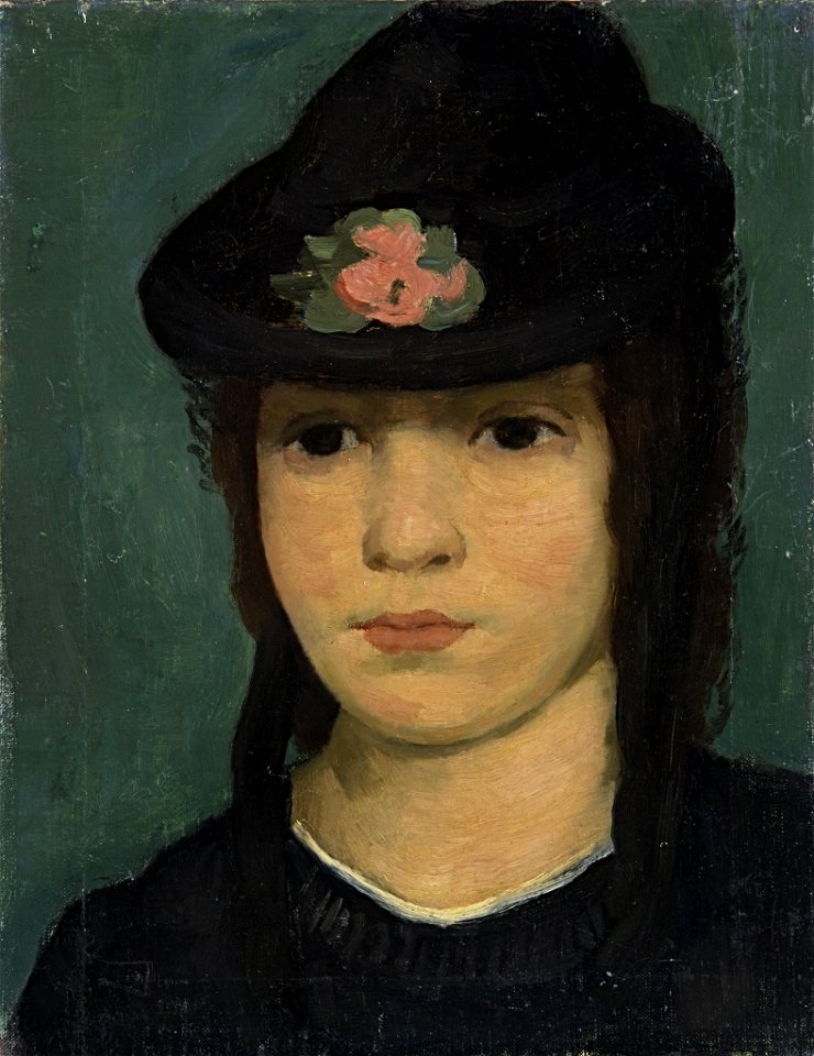 Willi Maillard - Frau mit Hut - BG-M 7955-96 - Berlinische Galerie