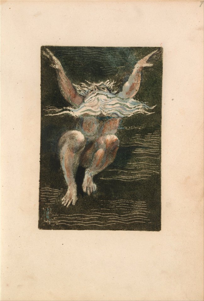 William Blake - The First Book of Urizen, Plate 7 (Bentley 12) - Google Art Project