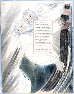 William Blake - The Poems of Thomas Gray, Design 58 The Bard 06