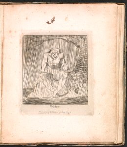William Blake - For Children. The Gates of Paradise, Plate 4, Water - Google Art Project