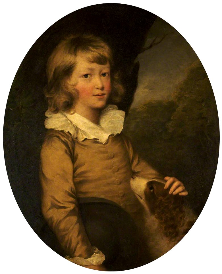 William Beechey (1753-1839) (attributed to) - Portrait of an Unknown Boy with a Spaniel (Later the Reverend Harry Grey, 1783–1860^) - 932350 - National Trust