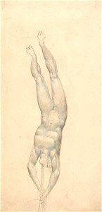 William Blake - An Angel with a Trumpet - Google Art Project