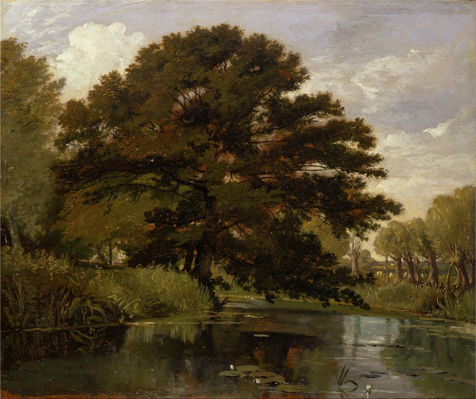 William Alfred Delamotte - On the Isis, Waterperry, Oxfordshire - Google Art Project (2414245)