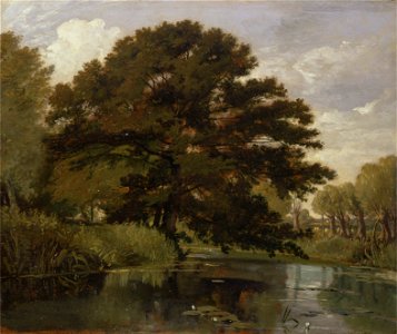 William Alfred Delamotte - On the Isis, Waterperry, Oxfordshire - Google Art Project (2414245)