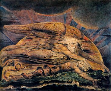 William Blake - Elohim Creating Adam - WGA2219