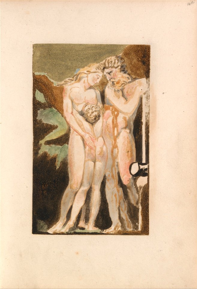 William Blake - The First Book of Urizen, Plate 18 (Bentley 21) - Google Art Project (2382789)