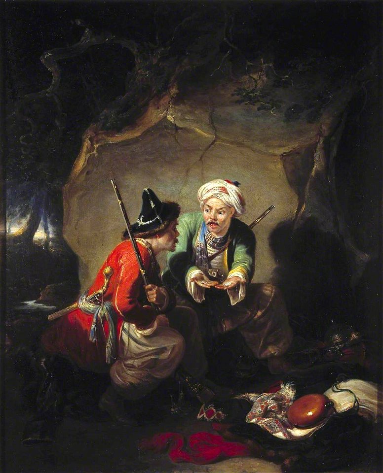 William Allan (1782-1850) - Tartar Robbers Dividing Spoil - N00373 - National Gallery
