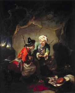 William Allan (1782-1850) - Tartar Robbers Dividing Spoil - N00373 - National Gallery