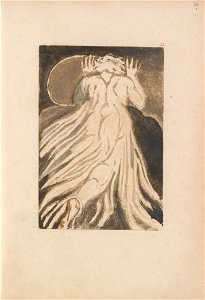 William Blake - The First Book of Urizen, Plate 28 (Bentley 27) - Google Art Project. Free illustration for personal and commercial use.