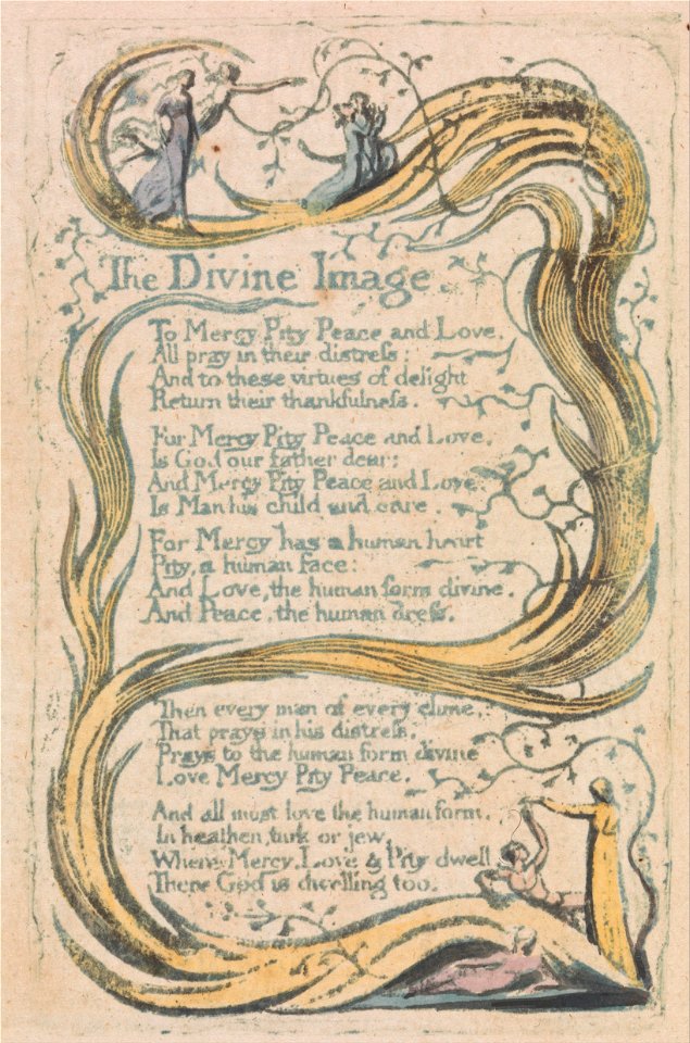 William Blake - Songs of Innocence and of Experience, Plate 24, The ...