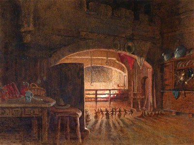 William Bell Scott (1811-1890) - Pixies Dancing in a Ring by the Firelight - 636787 - National Trust