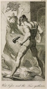 William Blake after Henry Fuseli Wat Tyler and the Tax-Gatherer 1797 published 1798 Tate Gallery