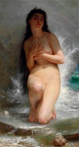 William Bouguereau - The Pearl, 1894. Free illustration for personal and commercial use.