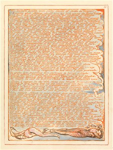 William Blake - Jerusalem, Plate 31, His western heaven.... - Google Art Project