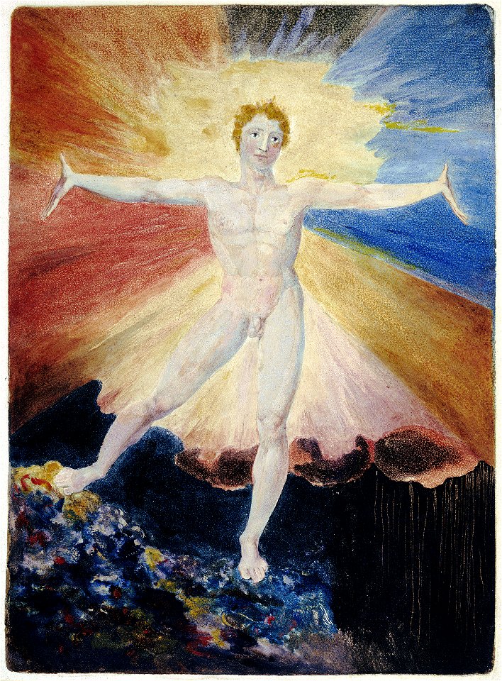 William Blake - Albion Rose - from A Large Book of Designs 1793-6