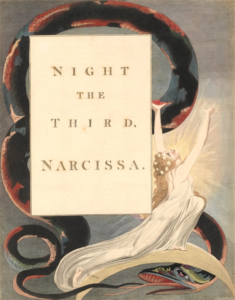 William Blake - Young's Night Thoughts, Page 43, Night the Third, Narcissa. - Google Art Project (2379484)