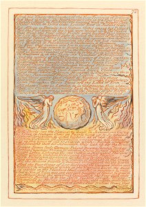 William Blake - Jerusalem, Plate 72, And the Thirty-two Counties.... - Google Art Project