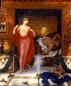 William Blake Richmond - Hera in the House of Hephaistos, 1902