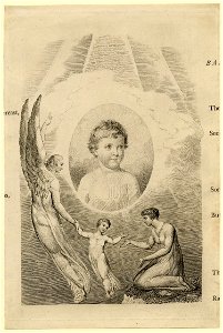 William Blake - B H Malkin Child. Free illustration for personal and commercial use.
