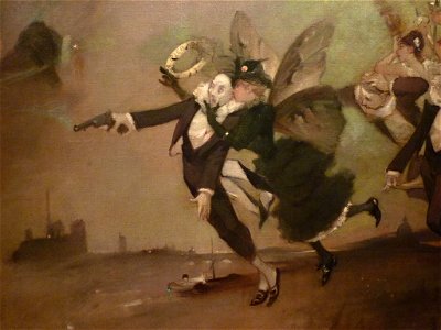 WILLETTE Adolphe,1884 - Parce Domine - Detail 005
