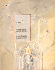 William Blake - The Poems of Thomas Gray, Design 25, A Long Story. - Google Art Project