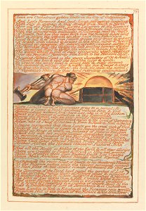 William Blake - Jerusalem, Plate 73, Such are Cathedron's golden Halls.... - Google Art Project