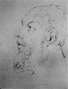 William Blake - Socrates, Butlin 713 c 1819-20 313x201mm - Huntington Library and Art Gallery, San Marino, California